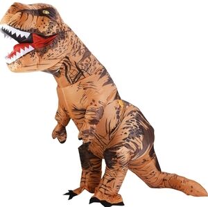 Halloween Dinosaur Costume T-Rex Inflatable Costume for Adults